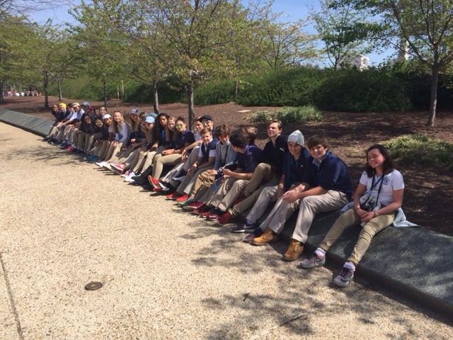 2018 8th Grade Class visits Washington D.C