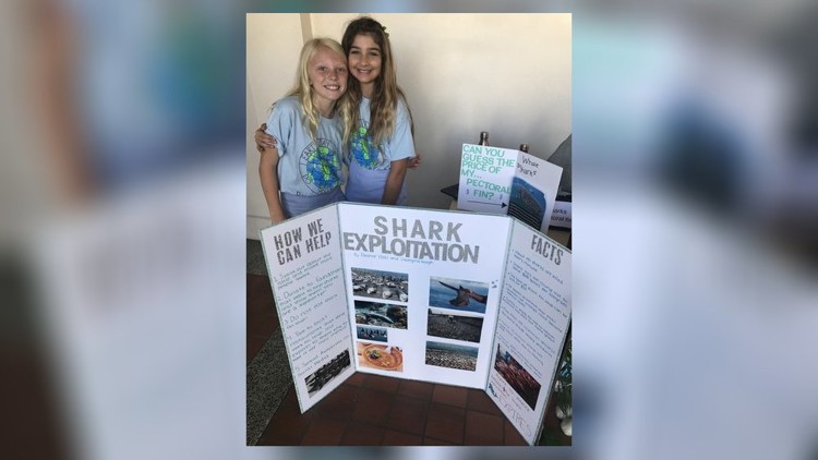 Rosarian students stand up for sharks on Earth Day