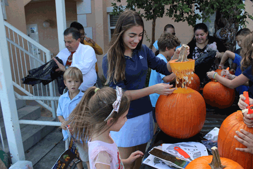 Rosarian Hosts the 7th Annual Pumpkin Carving