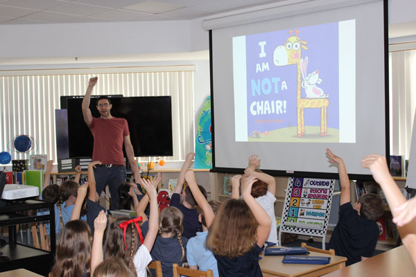 Author-illustrator visiting Rosarian Academy