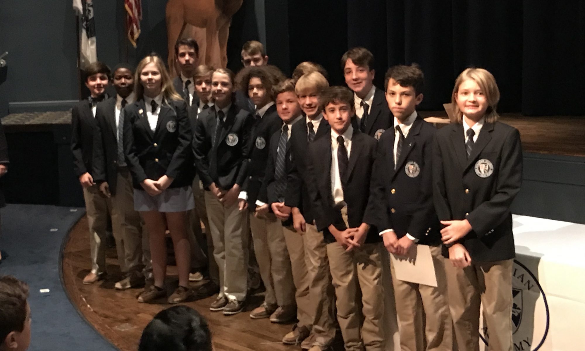 Honoring 1st Trimester Academic and Athletic Achievers at Rosarian Academy in 2019