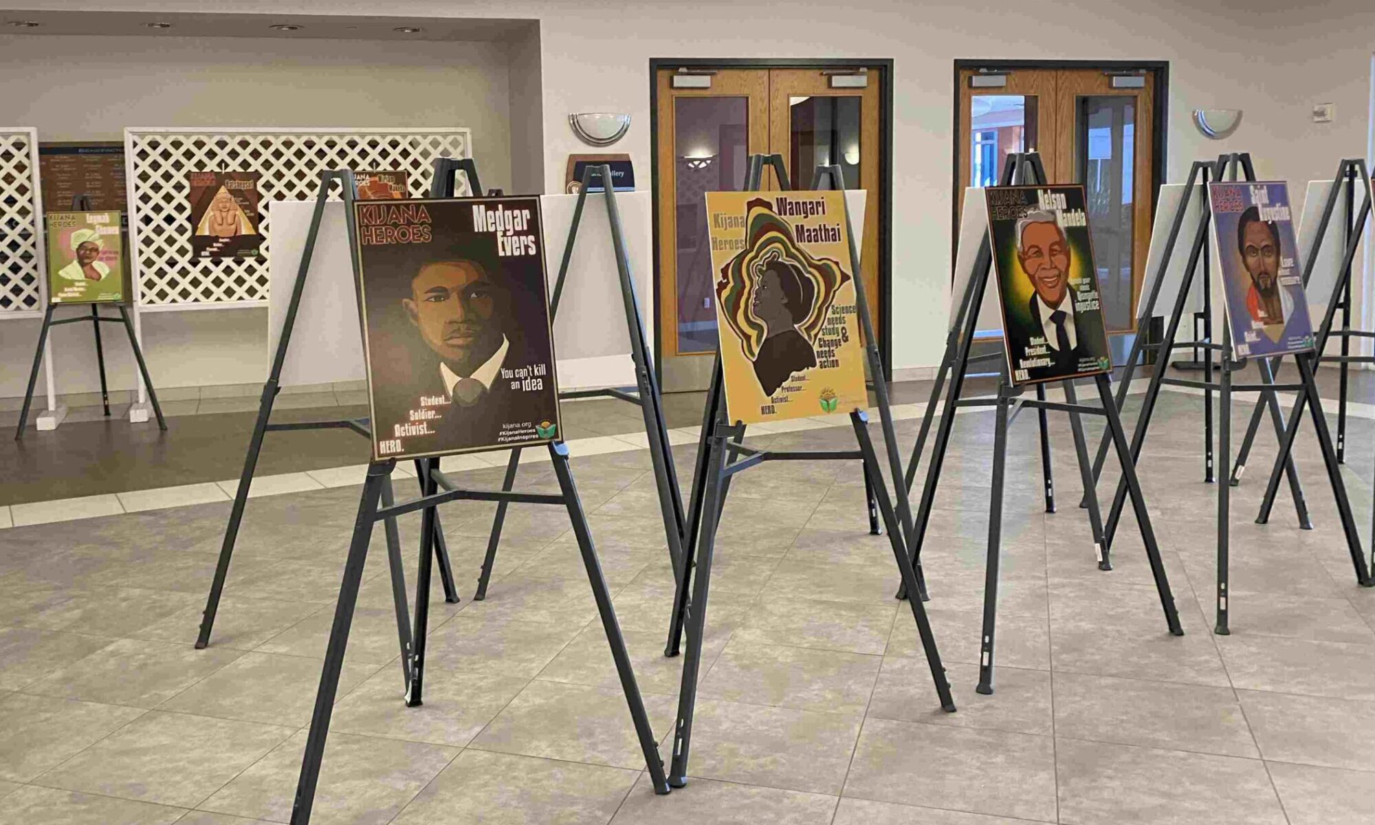 Rosarian Celebrates Black History Month with Display by Local Artist