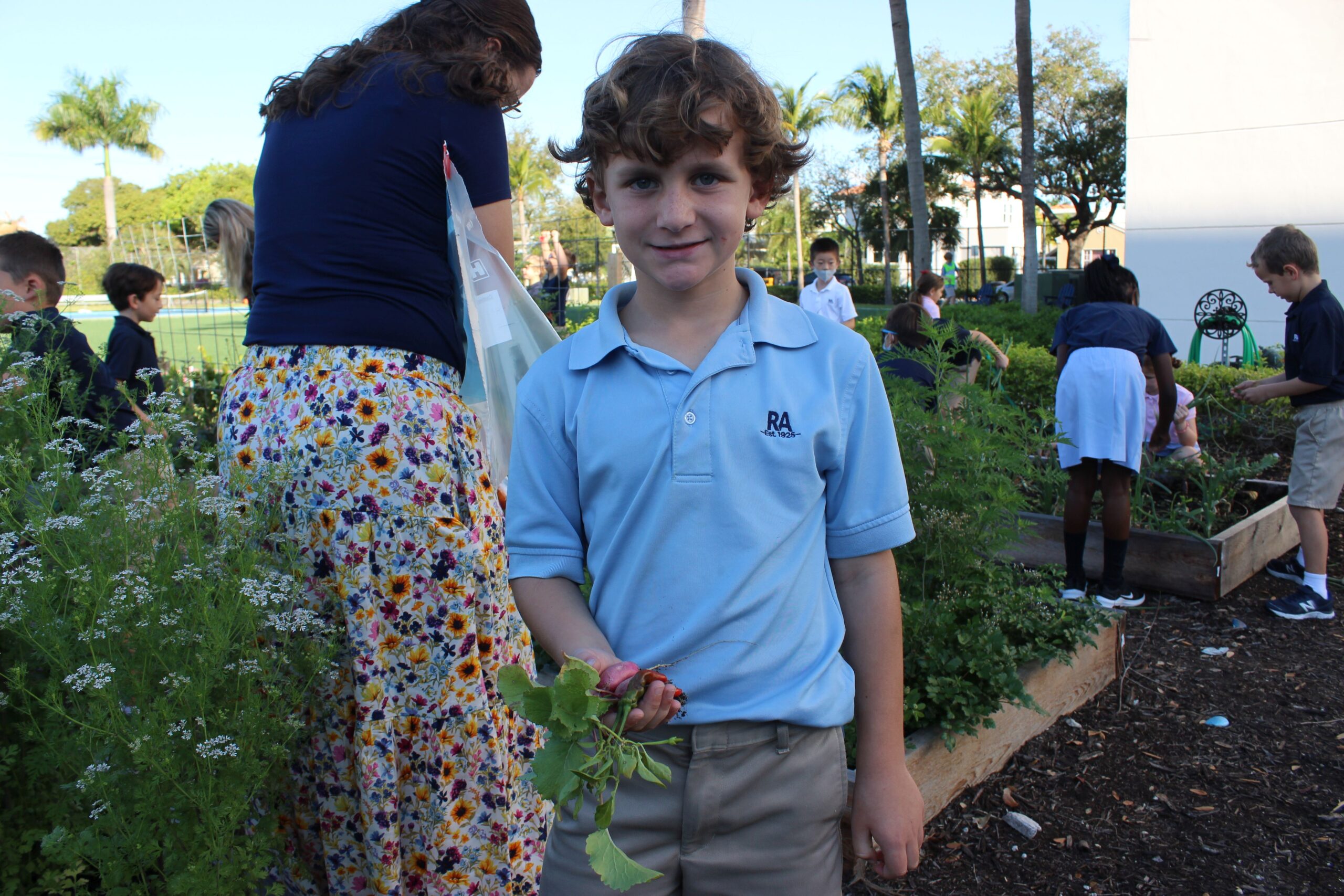 First Graders&#8217; Friday Harvest