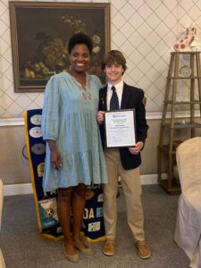 Chase Pariseleti Honored as Kiwanis Club&#8217;s Student of the Month
