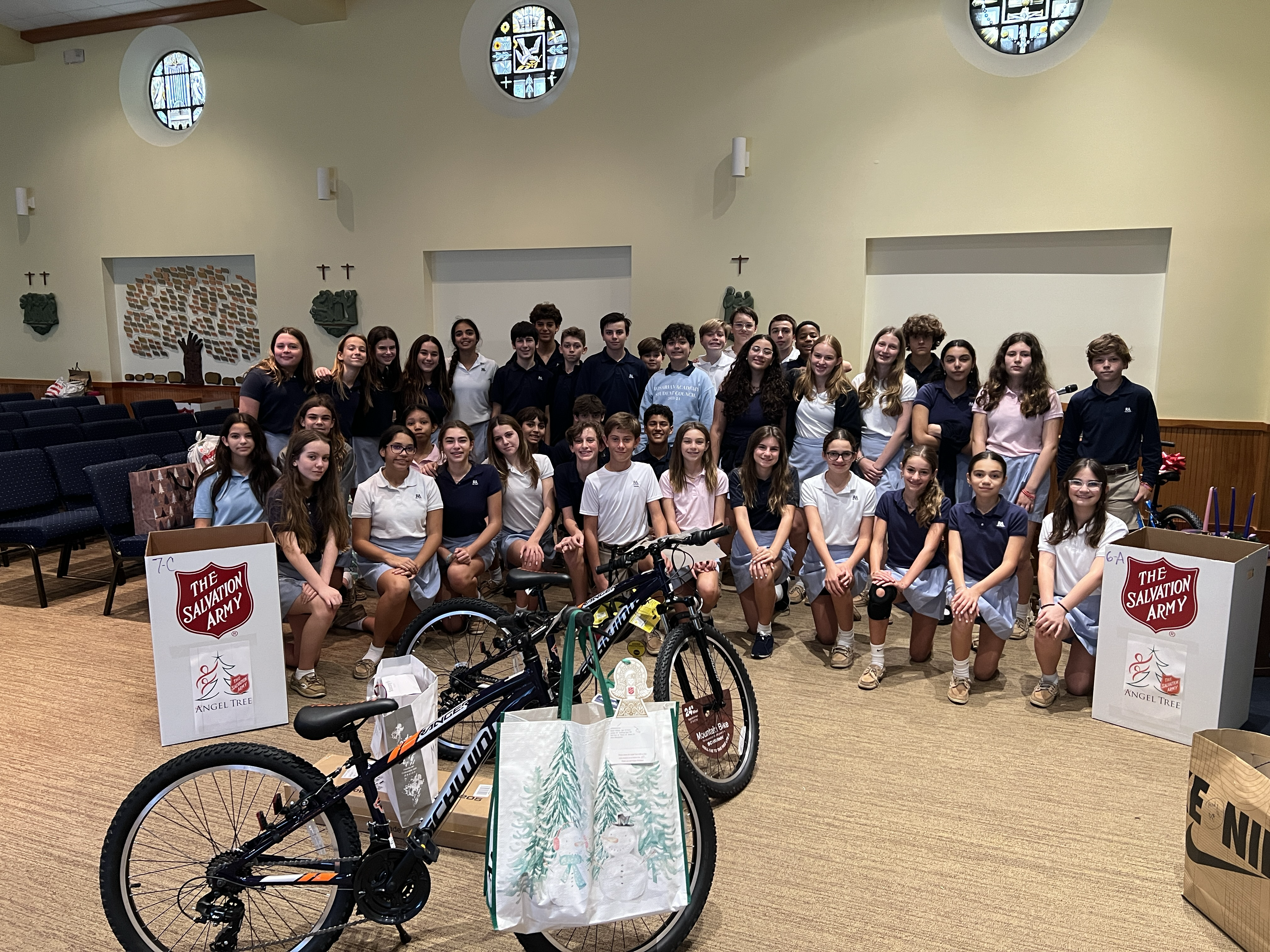 RA in the News! Rosarian Academy partners with Salvation Army for Angel Tree and Kettle programs